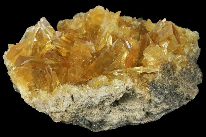 Selenite Crystal Cluster (Fluorescent) - Peru #102166